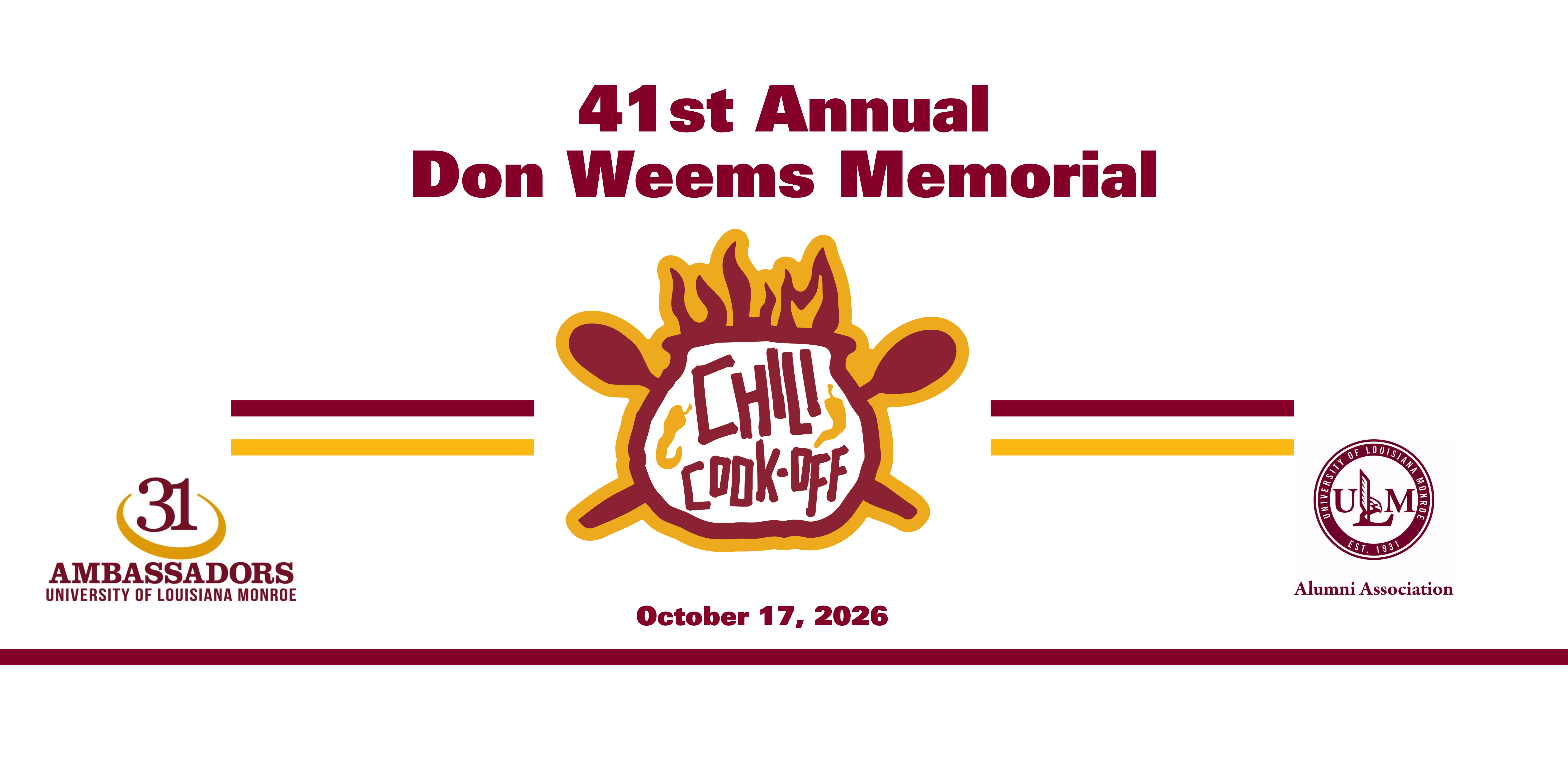 chili cook off banner