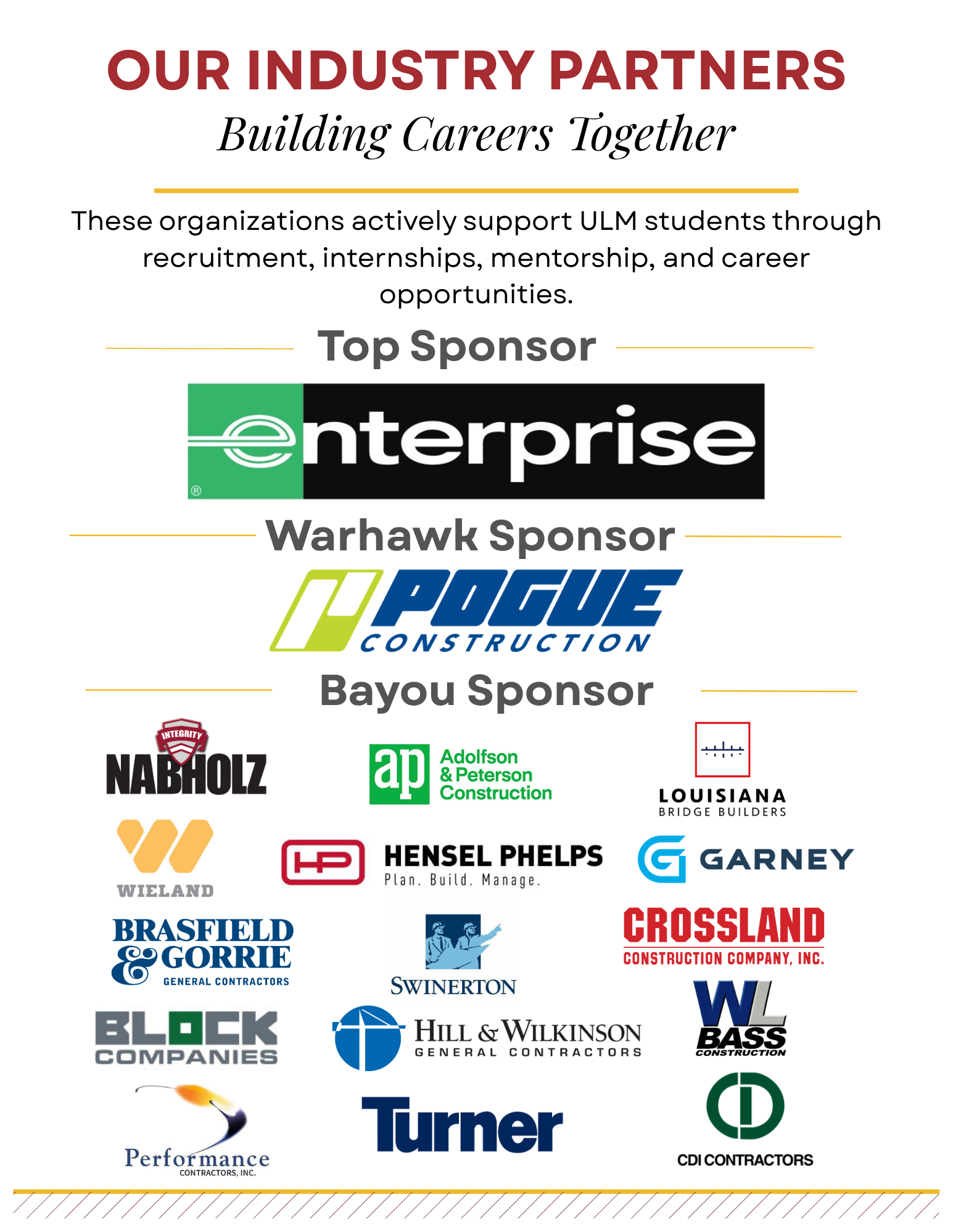 construction sponsors